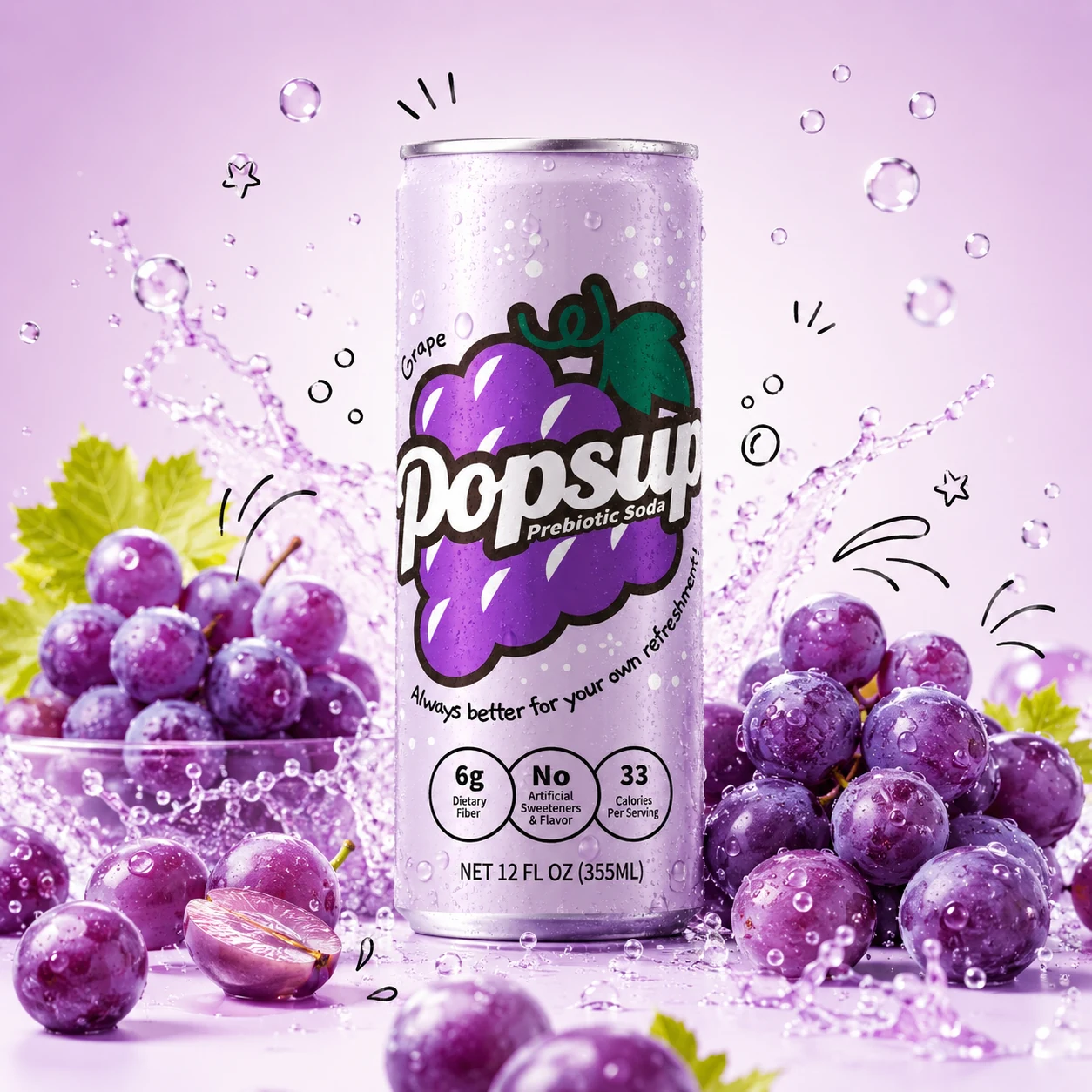 POPSUP Grape can