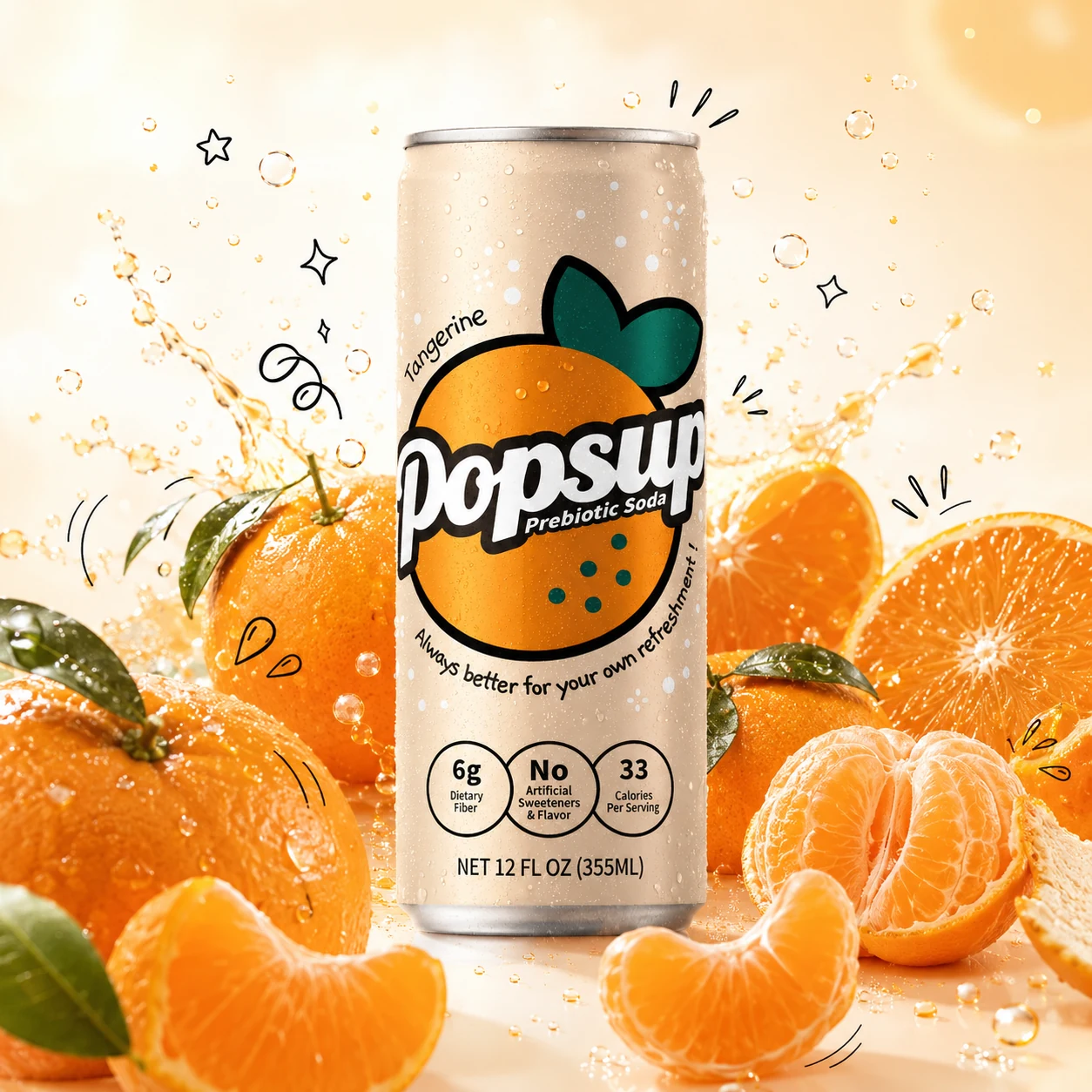 POPSUP Tangerine can